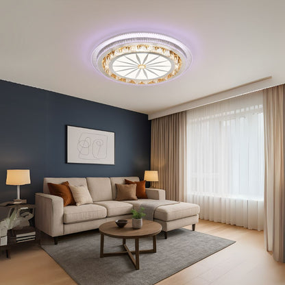Lustra LED cu telecomanda DAVIDE RGB 62W, lumina Albastra/Rece/Calda, Dimabila, Alb Lustre LED cu Telecomanda Default Title Alessandro Design
