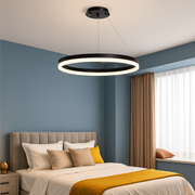 Lustra LED suspendata cu telecomanda ANINA 34W, 1 Cerc, lumina Rece/Calda/Neutra, Dimabila, Negru, Inaltime Reglabila Lustre LED cu Telecomanda Default Title Alessandro Design