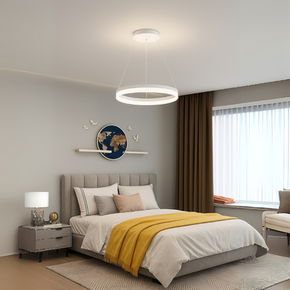 Lustra LED cu telecomanda ANINA 34W, lumina Rece/Calda/Neutra, Dimabila, Alb, Inaltime Reglabila Lustre LED cu Telecomanda Default Title Alessandro Design