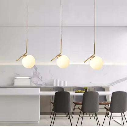 Lustra LOFT Haven, 1x E27, Alb Auriu, Metal, Inaltime Reglabila, Modern Lustre Moderne Default Title Alessandro Design