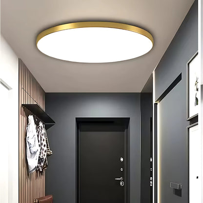 Plafoniera LED SOLIS 37cm 33W Lumina Rece Auriu Plafoniere LED Default Title Alessandro Design