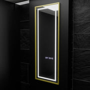 Oglinda LED Rectangulara, 45x140cm, Elena Senzor Radar Marcello, Sistem Dezaburire, Ceas & Termometru, Dimabila, Dressing Couture Oglinzi Dressing Default Title Alessandro Design