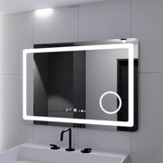 Oglinda LED Rectangulara, 90x60cm, Souverain MotionGlow Marcello, Sistem Dezaburire, Ceas & Termometru, Lupa Cosmetica, Dimabila Oglinzi Marcello Default Title Alessandro Design