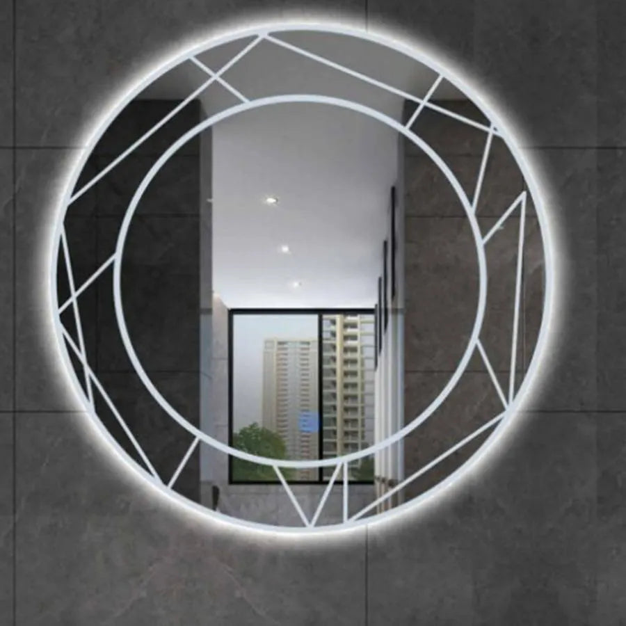 Oglinda LED Touch ASTRIX, 60cm, 6000K, Dimabila, Sistem Dezaburire Oglinzi Korman E Default Title Alessandro Design