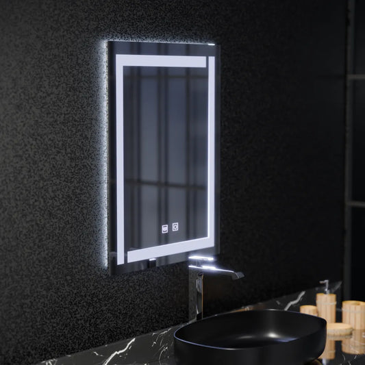 Oglinda LED Touch Finater 12W Sistem Dezaburire 60x45cm Oglinzi Korman E Default Title Alessandro Design