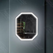 Oglinda LED Poligon, 60x80cm, Ralya Senzor MotionGlow Marcello, Sistem Dezaburire, Ceas & Termometru, Dimabila Oglinzi Marcello Default Title Alessandro Design