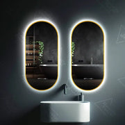 Oglinda LED Ovala, 60x80cm, Revin Senzor Marcello, Sistem Dezaburire, Ceas & Termometru, Dimabila Oglinzi Marcello Default Title Alessandro Design