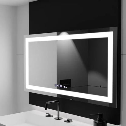 Oglinda LED Rectangulara, 160x80cm, Verite MotionGlow Marcello, Sistem Dezaburire, Ceas & Termometru, Dimabila Oglinzi Marcello Default Title Alessandro Design