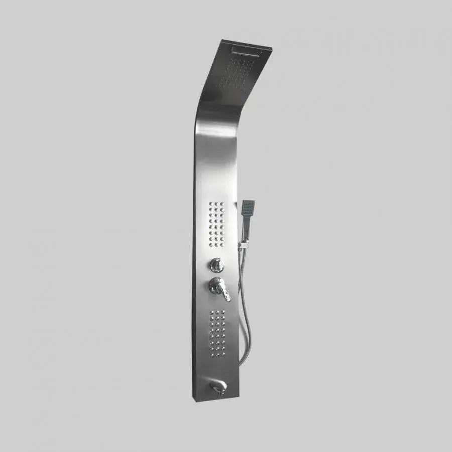 Panou de dus, Inox SUS304, Crom, LYP/003 Baterii & Coloane de Duș Default Title Alessandro Design