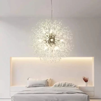 Pendul Cristal Ricky 12x G9 Argintiu Candelabre Moderne Default Title Alessandro Design