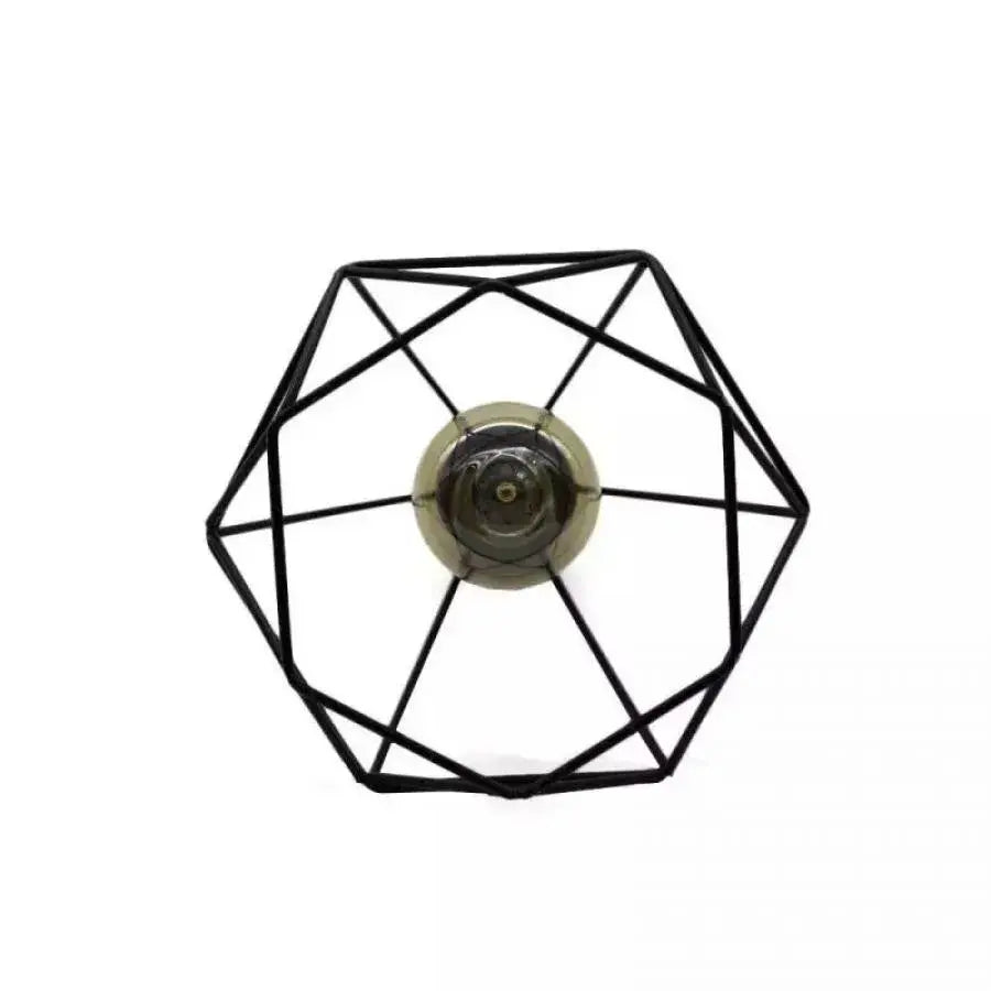 Lustra Forma Diamant, STRUKTUR, 3xE27, Negru, Metal Lustre Industrial Default Title Alessandro Design