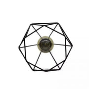 Lustra Forma Diamant, STRUKTUR, 3xE27, Negru, Metal Lustre Industrial Default Title Alessandro Design