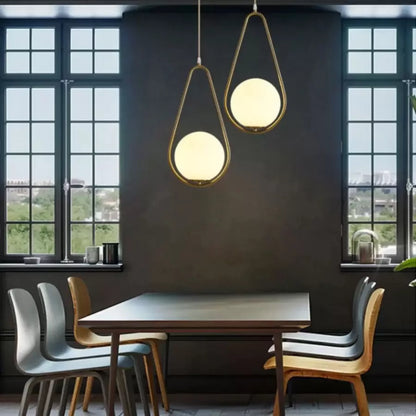 Lustra LOFT Haven, 1x E27, Alb Auriu, Metal, Inaltime Reglabila Lustre Moderne Default Title Alessandro Design