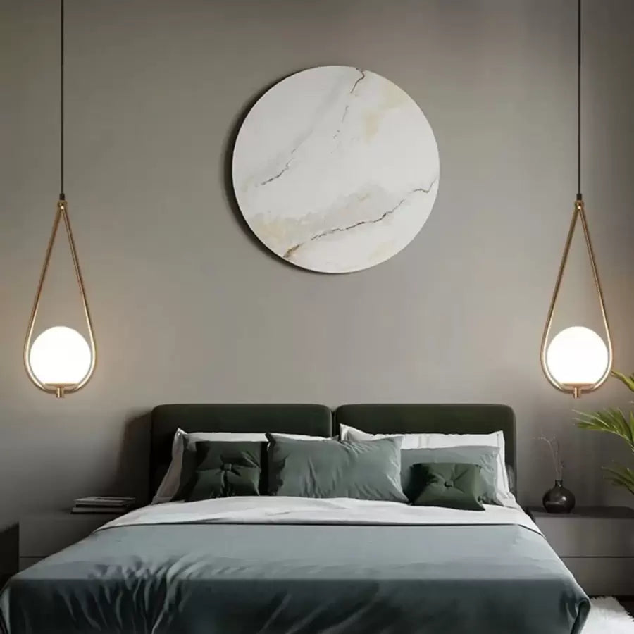 Lustra LOFT Haven, 1x E27, Alb Auriu, Metal, Inaltime Reglabila Lustre Moderne Default Title Alessandro Design