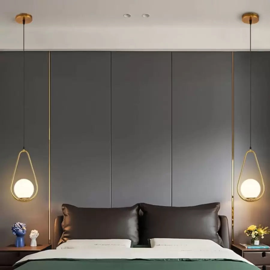 Lustra LOFT Haven, 1x E27, Alb Auriu, Metal, Inaltime Reglabila Lustre Moderne Default Title Alessandro Design