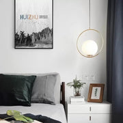 Lustra LOFT Haven, 1x E27, Alb Auriu, Metal, Inaltime Reglabila Lustre Moderne Default Title Alessandro Design