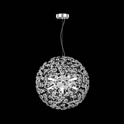 Candelabru Cristal MINUET 8x G9, Diametru 40cm, Crom Lucios, Inaltime Reglabila Candelabre Moderne Default Title Alessandro Design