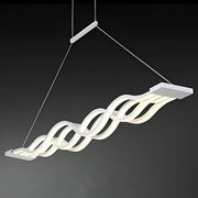 Lustra LED suspendata cu telecomanda WAVE 89W, Liniara, lumina Rece/Calda/Neutra, Dimabila, Alb, Inaltime Reglabila Lustre LED cu Telecomanda Default Title Alessandro Design