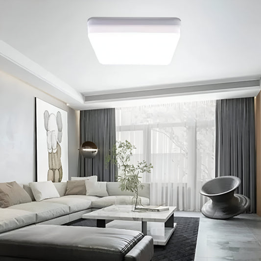 Plafoniera LED Cotena , 48W, Alb, IP.44, Patrata Plafoniere LED Default Title Alessandro Design