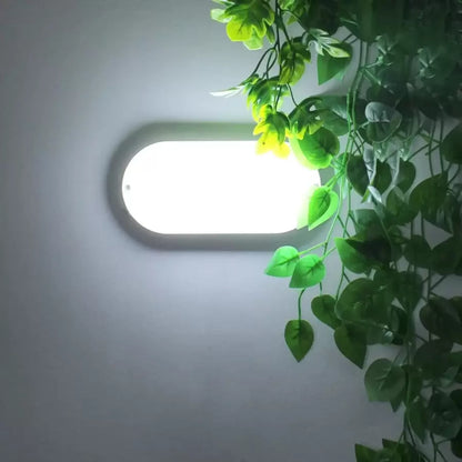 Plafoniera LED FANTAS Ovala 15W 20cm Alb Exterior IP65 Default Title Alessandro Design