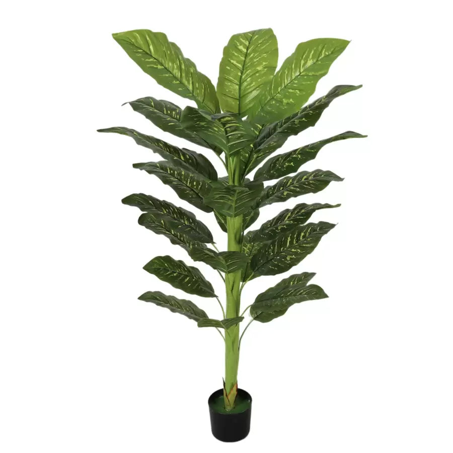 Planta Artificiala 24 Frunze fara Ghiveci 160cm Verde Plante Artificiale Interioare Default Title Alessandro Design