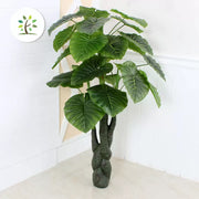 Planta Artificiala Alocasia odora, fara Ghiveci, 150cm Verde Plante Artificiale Interioare Default Title Alessandro Design