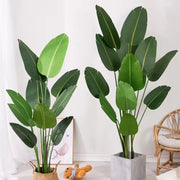 Planta Artificiala Pasarea Paradisului (Strelitzia Nicolai), 16 Frunze, fara Ghiveci, 180cm Verde Plante Artificiale Interioare Default Title Alessandro Design