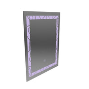 Obdĺžnikové LED zrkadlo, 60x80cm, Deco Frame Basic Touch