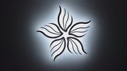 LED luster s diaľkovým ovládaním SAKURA 60W, 5 okvetných lístkov, studené/teplé/neutrálne svetlo, stmievateľné, biela