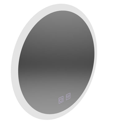 Okrúhle LED zrkadlo, 70 cm, Noxia Touch, Demister System, Stmievateľné