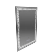 Obdĺžnikové LED zrkadlo, 60x80cm, Touch Vivido, Demister System, Stmievateľné