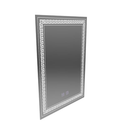 Obdĺžnikové LED zrkadlo, 60x80cm, Touch Vivido, Demister System, Stmievateľné