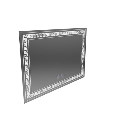 Obdĺžnikové LED zrkadlo 80x60 Touch Volta Systém odhmlievania