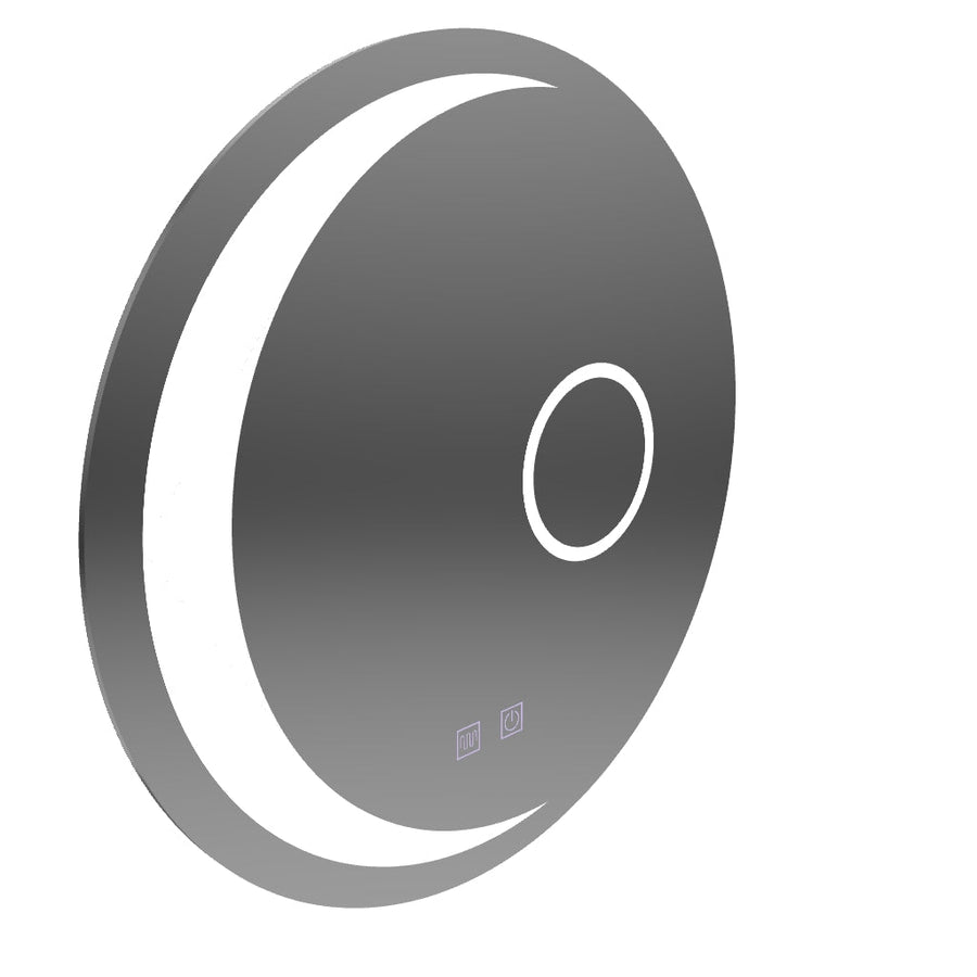 Okrúhle LED zrkadlo, 60 cm, Orbis Touch, Demister System, Stmievateľné