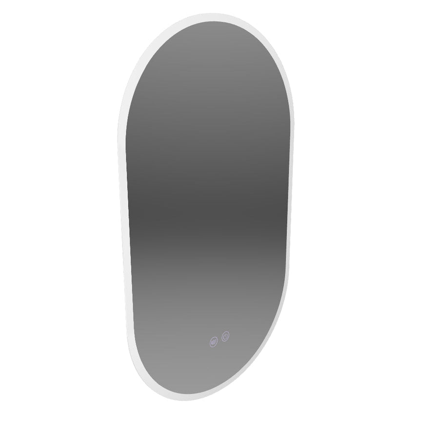 Oválne LED zrkadlo 50x80cm Llexort, Touch, Demister System, Stmievateľné
