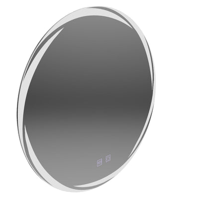 Okrúhle LED zrkadlo, 70 cm, Zaffiro Touch, Demister System, Stmievateľné