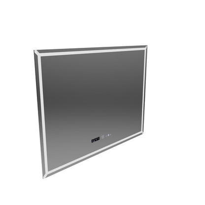 Obdĺžnikové LED zrkadlo, 80x60cm, VillayTouch Marcello, Demister System, Stmievateľné