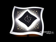 LED luster MANDI 20W, Priemer 20W, Studené svetlo, 6000K, Biely