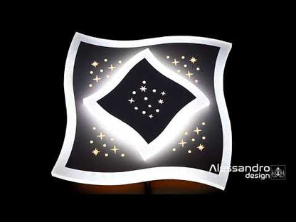 LED luster MANDI 20W, Priemer 20W, Studené svetlo, 6000K, Biely