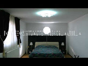 LED luster s diaľkovým ovládaním BLOSSOM 95W, 5 okvetných lístkov, studené/teplé/neutrálne svetlo 3000K/4000K/6000K, stmievateľné, biela, kov a akryl