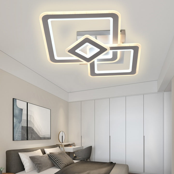 Lustra LED Horetensia cu Telecomanda, 116W, Dimabil, Lumina Calda/ Neutra/ Rece, Alb Lustre LED cu Telecomanda Default Title Alessandro Design