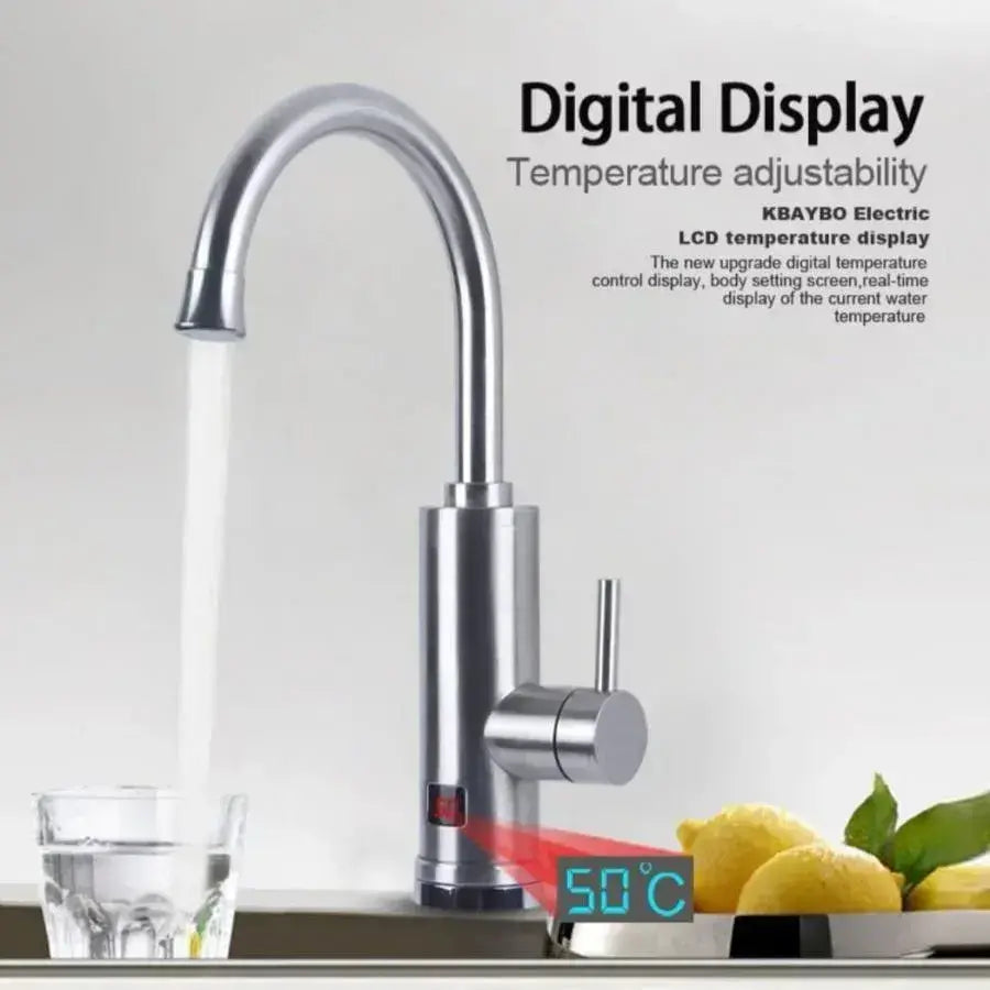 Okamžitá elektrická batéria na teplú vodu, LCD displej, Chrome, LZ701SS Sanitárne batérie Predvolený názov Alessandro Design