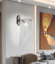 Aplica Cristal Ander 1x E14 Crom Lucios Aplice de Interior Default Title Alessandro Design