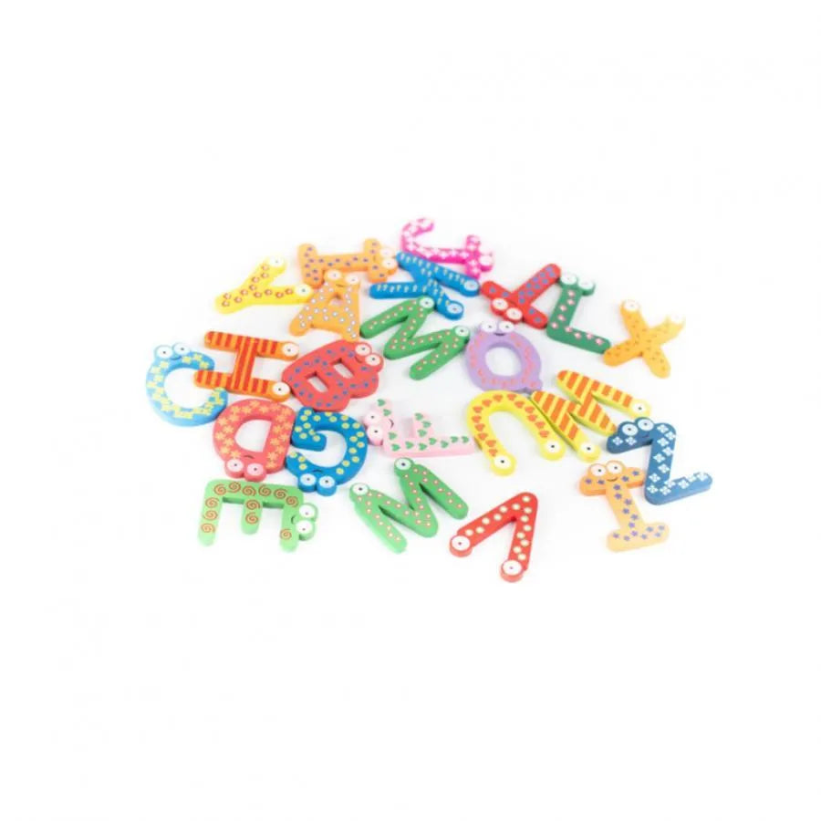Set Litere Multicolore, Magnetice, 26 Piese, PJ02 Jucarii Educative Montessori Default Title Alessandro Design