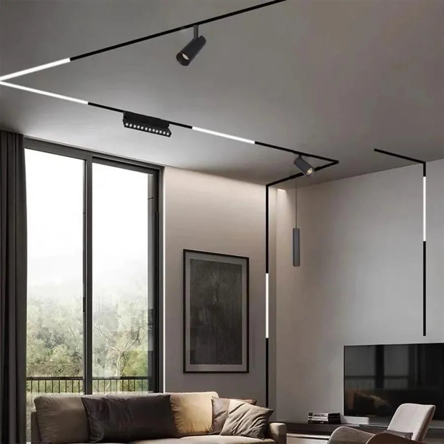 Sina Incastrata pentru Proiectoare Magnetice, 1m, Negru Produse LED Default Title Alessandro Design
