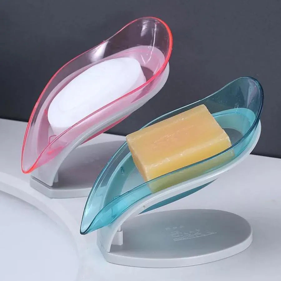 Suport Sapun cu Scurgere, Plastic, 14*13*8 cm, Roz Accesorii Baie Default Title Alessandro Design