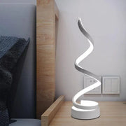Veioza LED Genom, 24W, Lumina Rece/Calda/Neutra, Plastic si Metal, Alb Veioze & Lampadare Default Title Alessandro Design