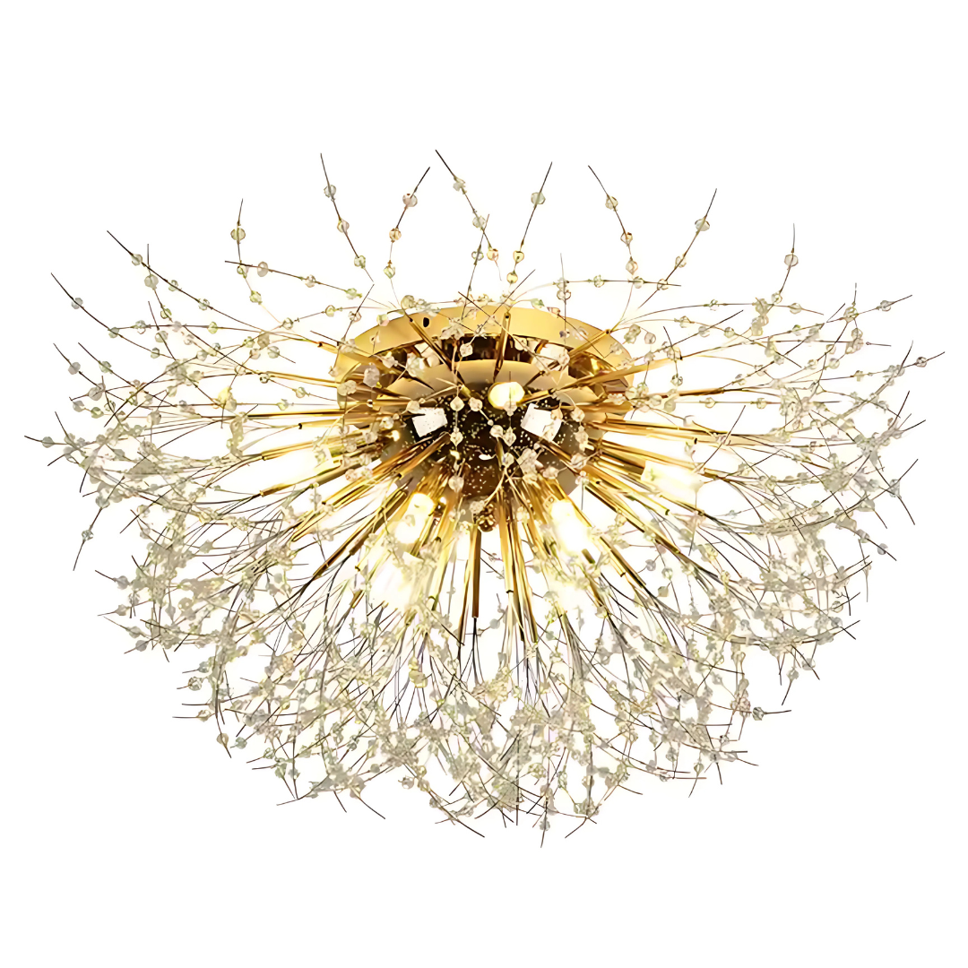 Candelabru Cristal RONDO Vivace, 8x G9, Diametru 60cm, Auriu Lucios Candelabre Cristal Default Title Alessandro Design