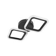 Lustra LED PULSARIS 27W, 2 Patrate, lumina Rece/Calda/Neutra, Negru Lustre LED Default Title Alessandro Design