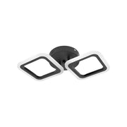 Lustra LED PULSARIS 27W, 2 Patrate, lumina Rece/Calda/Neutra, Negru Lustre LED Default Title Alessandro Design